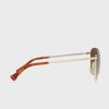 Gafas de sol extragrandes Ralph Lauren 0Ra4136 doradas para mujer