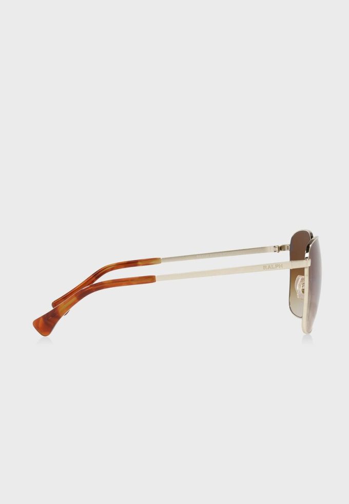 Gafas de sol extragrandes Ralph Lauren 0Ra4136 doradas para mujer
