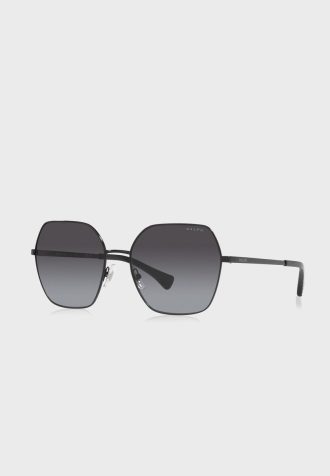 Gafas de sol extragrandes Ralph Lauren 0Ra4138 para mujer, color negro