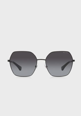 Gafas de sol extragrandes Ralph Lauren 0Ra4138 para mujer, color negro