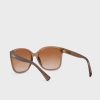Gafas de sol extragrandes Ralph Lauren 0Ra5268 para mujer, color marrón