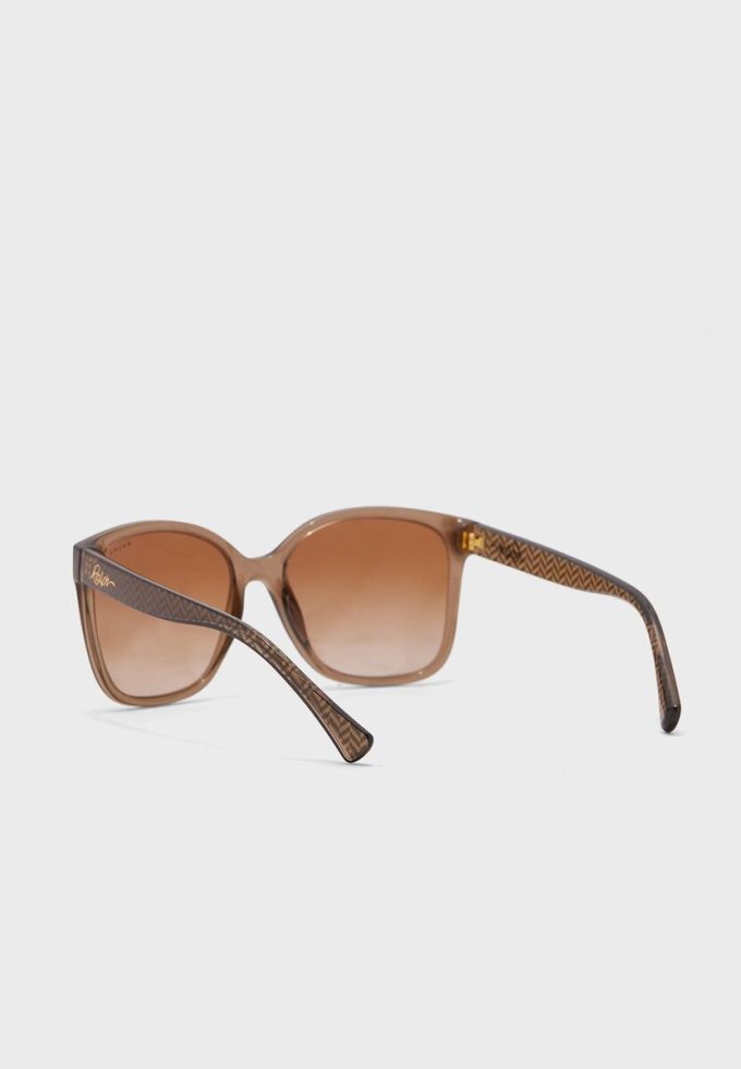 Gafas de sol extragrandes Ralph Lauren 0Ra5268 para mujer, color marrón