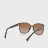 Gafas de sol extragrandes Ralph Lauren 0Ra5268 para mujer, color marrón
