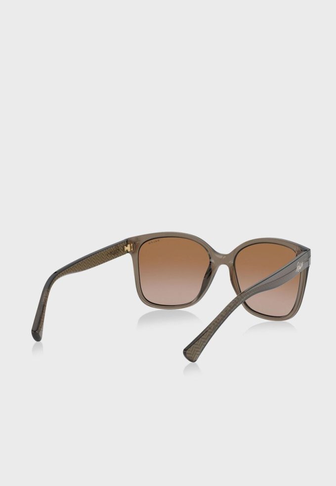 Gafas de sol extragrandes Ralph Lauren 0Ra5268 para mujer, color marrón