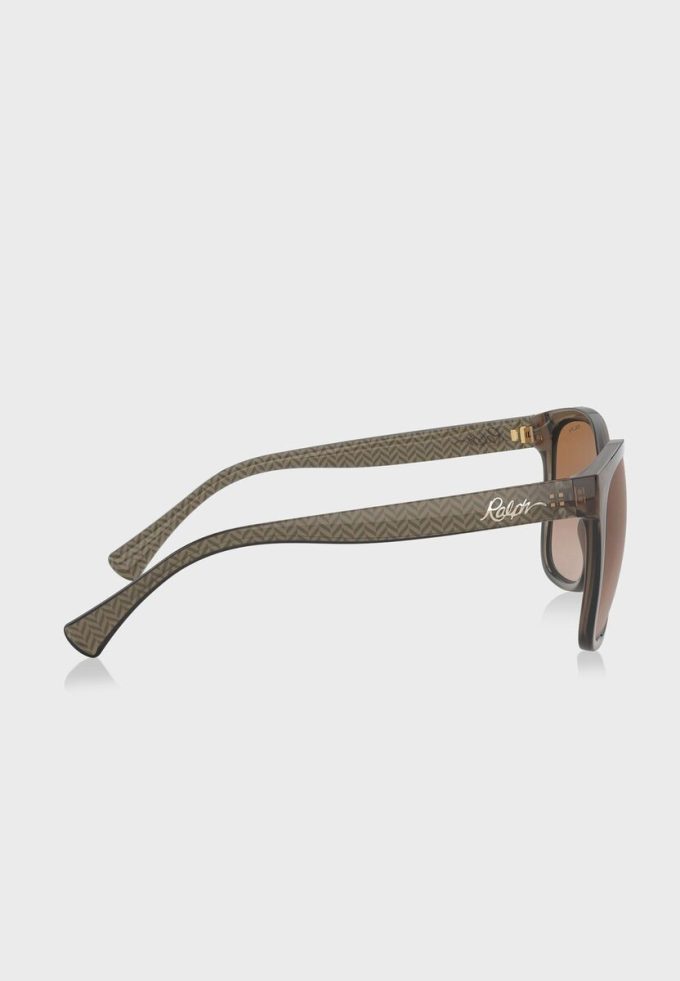 Gafas de sol extragrandes Ralph Lauren 0Ra5268 para mujer, color marrón