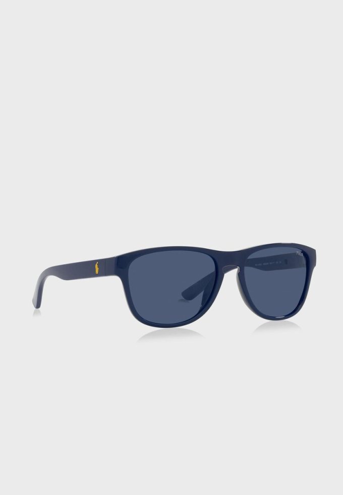 Gafas de sol ovaladas Ralph Lauren azules para hombre Gafas de sol ovaladas Ralph Lauren azules para hombre