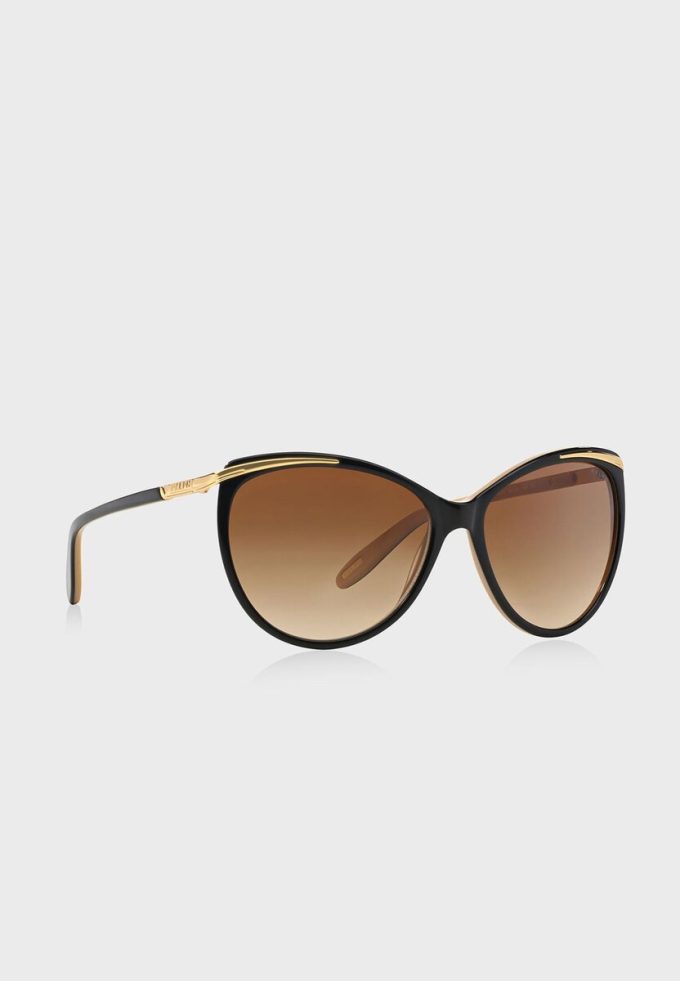 Gafas de sol Ralph Lauren 0RA5150 Cat Eye para mujer, color negro Gafas de sol Ralph Lauren 0RA5150 Cat Eye para mujer, color negro