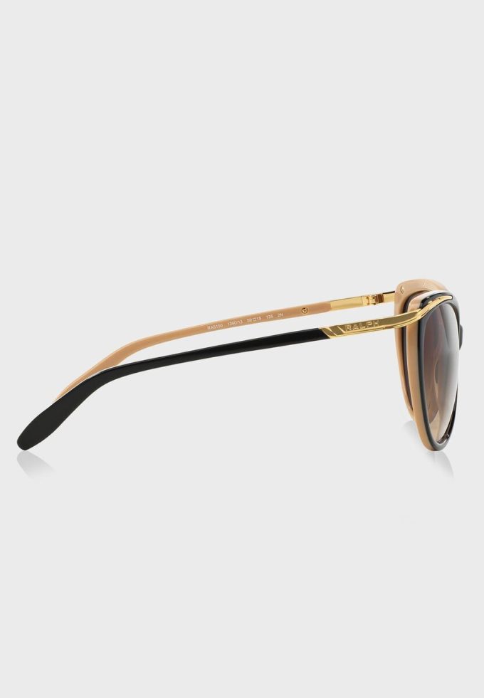 Gafas de sol Ralph Lauren 0RA5150 Cat Eye para mujer, color negro Gafas de sol Ralph Lauren 0RA5150 Cat Eye para mujer, color negro