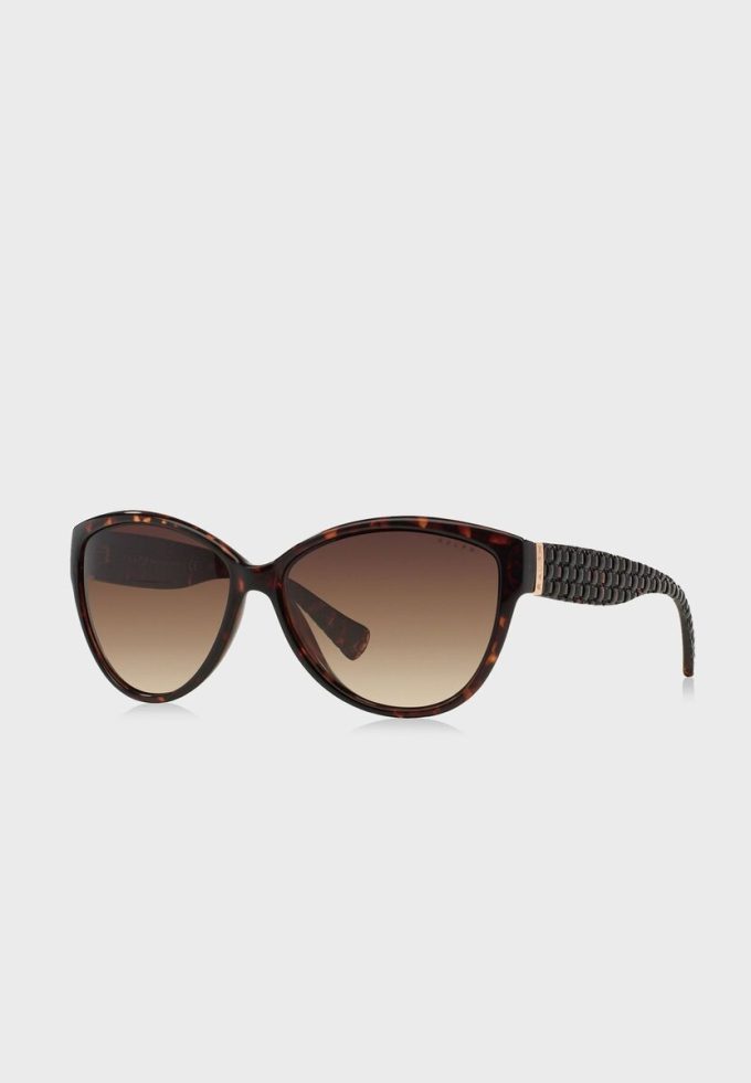 Gafas de sol Ralph Lauren 0RA5176 Butterfly para mujer, color marrón Gafas de sol Ralph Lauren 0RA5176 Butterfly para mujer, color marrón