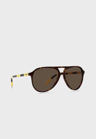 Gafas de sol Ralph Lauren Clubmaster 0Ph4173 para hombre, color marrón