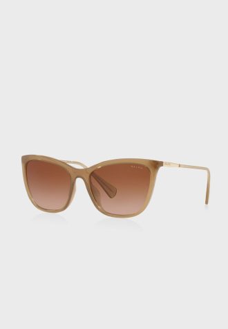 Gafas de sol rectangulares Ralph Lauren 0Ra5289 para mujer, color marrón