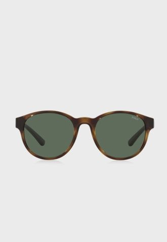 Gafas de sol redondas Ralph Lauren 0Ph4176 para hombre, color verde