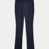 Leggings de sarga de mezcla de lana elástica Ralph Lauren para mujer en azul marino Leggings de sarga de mezcla de lana elástica Ralph Lauren para mujer en azul marino