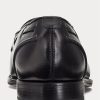 Mocasines negros de piel de becerro con borlas Ralph Lauren Luther para hombre