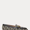 Mocasines Ralph Lauren Averi II con monograma en jacquard para mujer en gris Mocasines Ralph Lauren Averi II con monograma en jacquard para mujer en gris