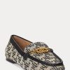 Mocasines Ralph Lauren Averi II con monograma en jacquard para mujer en gris Mocasines Ralph Lauren Averi II con monograma en jacquard para mujer en gris