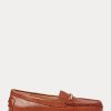 Mocasines Ralph Lauren Briony de piel color marrón para mujer Mocasines Ralph Lauren Briony de piel color marrón para mujer