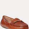 Mocasines Ralph Lauren Briony de piel color marrón para mujer Mocasines Ralph Lauren Briony de piel color marrón para mujer