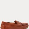 Mocasines Ralph Lauren Briony de piel color marrón para mujer Mocasines Ralph Lauren Briony de piel color marrón para mujer