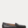 Mocasines Ralph Lauren Briony de piel negra para mujer Mocasines Ralph Lauren Briony de piel negra para mujer