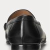 Mocasines Ralph Lauren Chalmers de piel de becerro bruñida para hombre, color negro