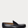 Mocasines Ralph Lauren Chalmers de piel de becerro negros para hombre