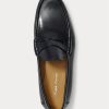 Mocasines Ralph Lauren Chalmers de piel de becerro negros para hombre