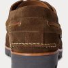 Mocasines Ralph Lauren Ranger de ante color chocolate para hombre