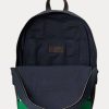 Mochilas Ralph Lauren de lona con estampado ecuestre para hombre en color azul marino