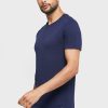Pack de 3 camisetas Ralph Lauren de cuello redondo para hombre, color azul marino Pack de 3 camisetas Ralph Lauren de cuello redondo para hombre, color azul marino
