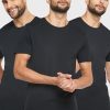 Pack de 3 camisetas Ralph Lauren negras con cuello redondo para hombre Pack de 3 camisetas Ralph Lauren negras con cuello redondo para hombre