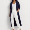 Pantalones cargo blancos Ralph Lauren Shantung para mujer Pantalones cargo blancos Ralph Lauren Shantung para mujer