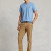 Pantalones chinos ajustados elásticos Ralph Lauren de color caqui para hombre