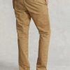 Pantalones chinos ajustados elásticos Ralph Lauren de color caqui para hombre