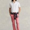 Pantalones chinos ajustados elásticos Ralph Lauren de color rosa para hombre