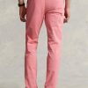 Pantalones chinos ajustados elásticos Ralph Lauren de color rosa para hombre
