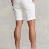 Pantalones cortos chinos ajustados y elásticos Ralph Lauren blancos para hombre Pantalones cortos chinos ajustados y elásticos Ralph Lauren blancos para hombre