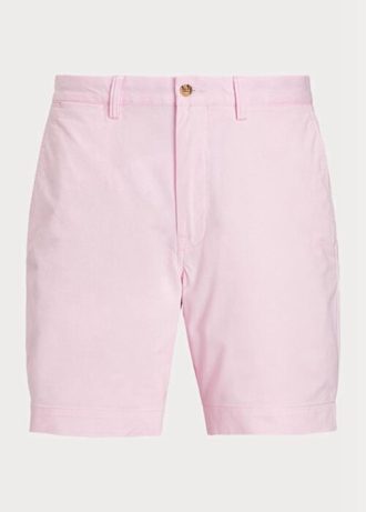 Pantalones cortos chinos rectos elásticos Ralph Lauren de color rosa para hombre