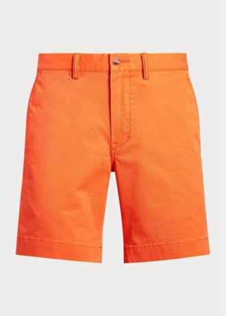 Pantalones cortos chinos rectos y elásticos Ralph Lauren para hombre en color naranja
