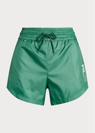 Pantalones cortos con cordón ajustable Ripstop de Ralph Lauren para mujer, color verde