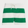 Pantalones cortos deportivos blancos con cordón y rayas de Ralph Lauren para mujer Pantalones cortos deportivos blancos con cordón y rayas de Ralph Lauren para mujer