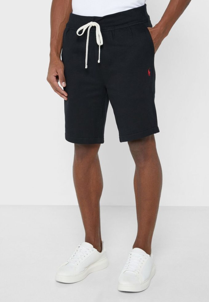 Pantalones cortos negros esenciales Ralph Lauren para hombre Pantalones cortos negros esenciales Ralph Lauren para hombre