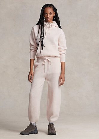 Pantalones de cachemira Ralph Lauren para mujer en color rosa
