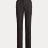 Pantalones de esmoquin negros Ralph Lauren Alaina Jacquard para mujer Pantalones de esmoquin negros Ralph Lauren Alaina Jacquard para mujer