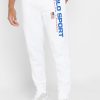 Pantalones deportivos blancos con el logotipo de Ralph Lauren para hombre