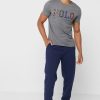 Pantalones deportivos con puños con cordón Ralph Lauren para hombre en azul marino