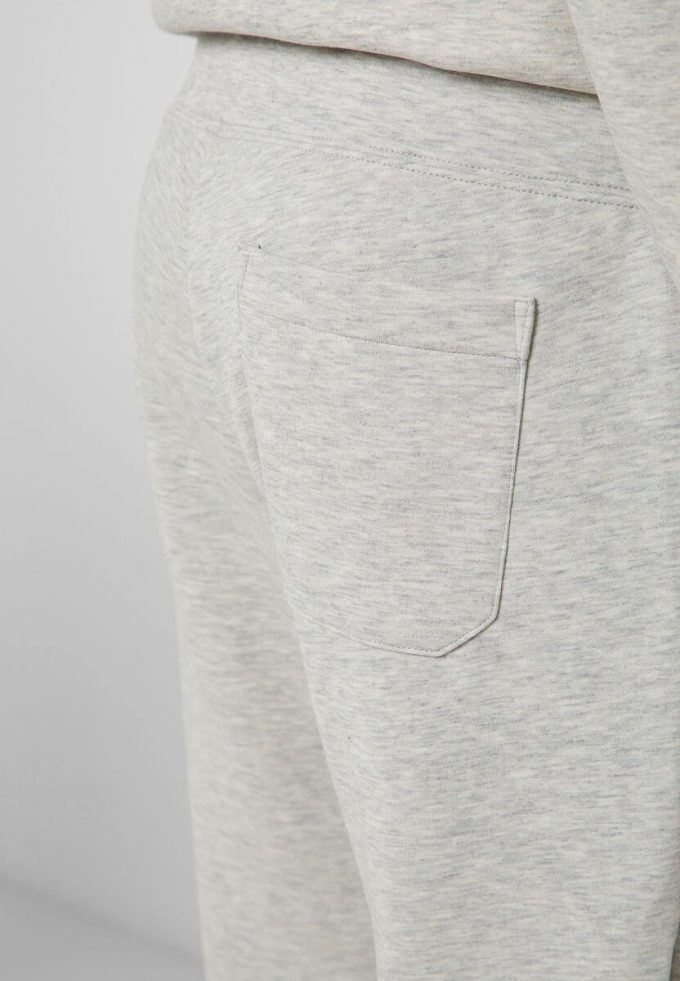 Pantalones deportivos con puños esenciales Ralph Lauren grises para hombre