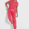 Pantalones deportivos de cintura alta hasta el tobillo de Ralph Lauren para mujer en color rosa