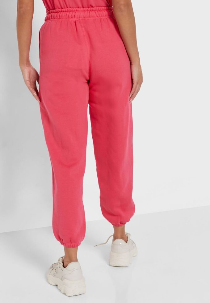 Pantalones deportivos de cintura alta hasta el tobillo de Ralph Lauren para mujer en color rosa