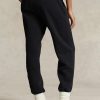 Pantalones deportivos de polar Ralph Lauren negros para mujer Pantalones deportivos de polar Ralph Lauren negros para mujer
